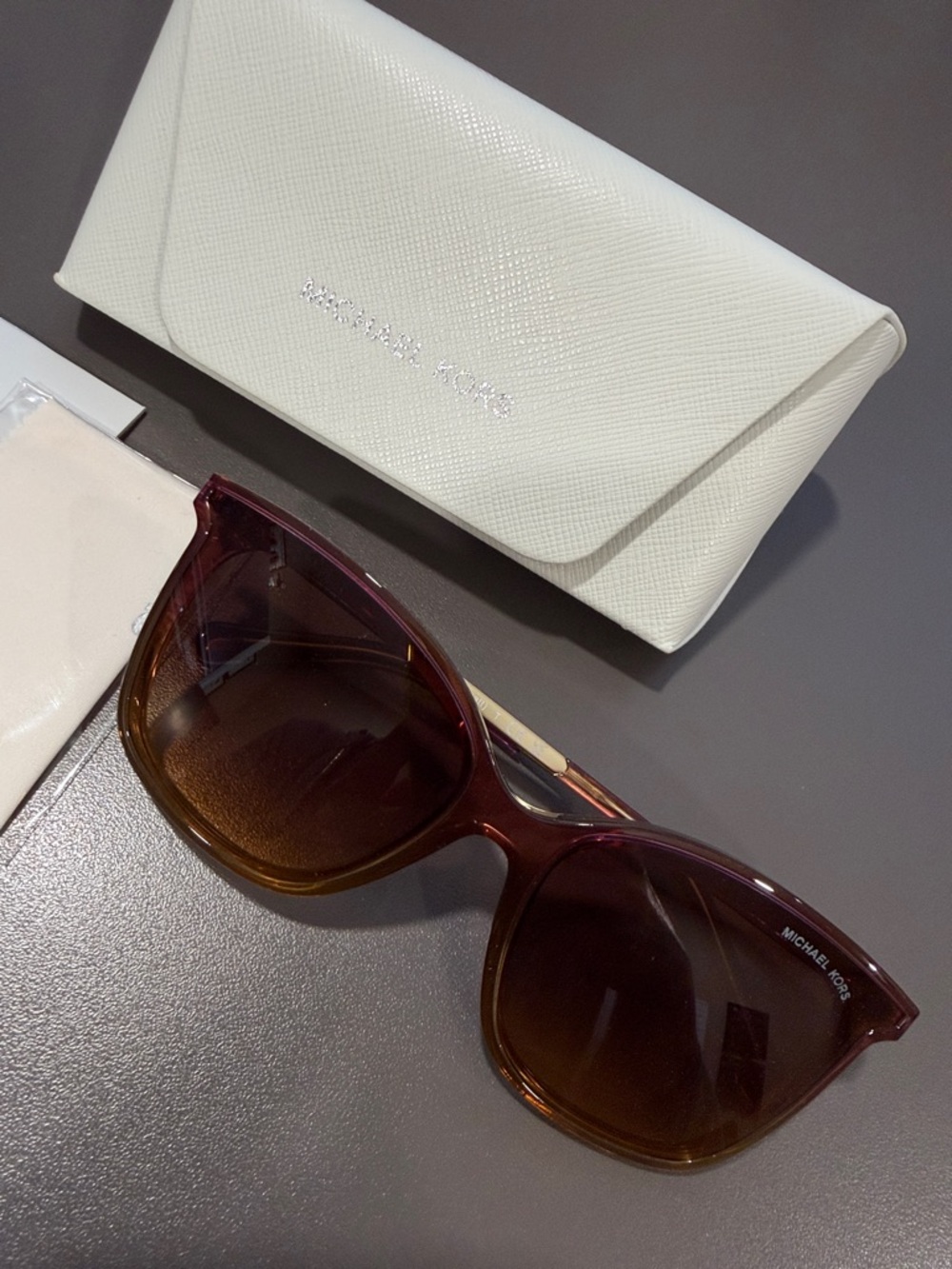 Michael Kors MK2079U (Zermatt) Sunglasses with White Case, NEW. - Picture 2 of 6